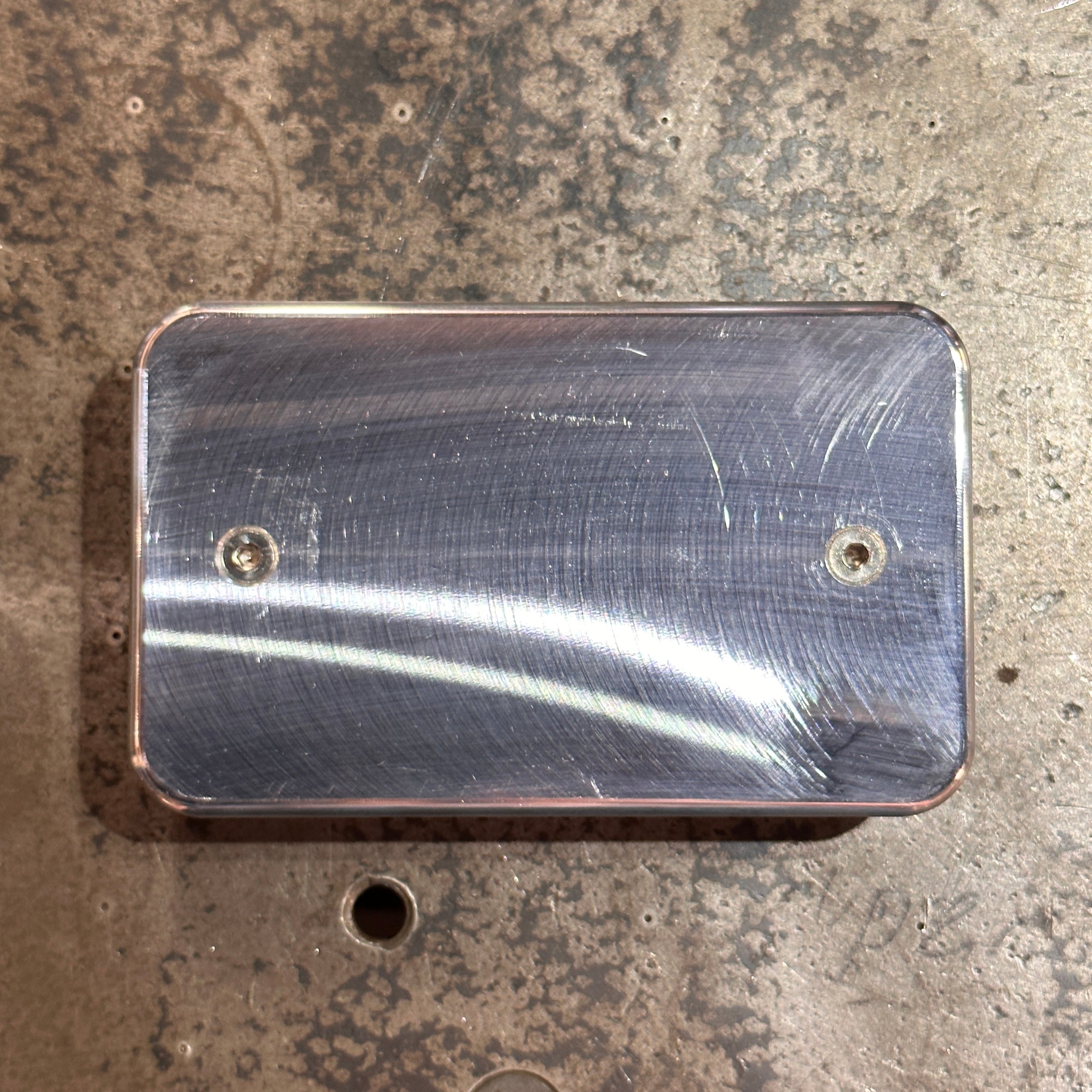 Mini Breadbox Air Cleaner - Raw Machined