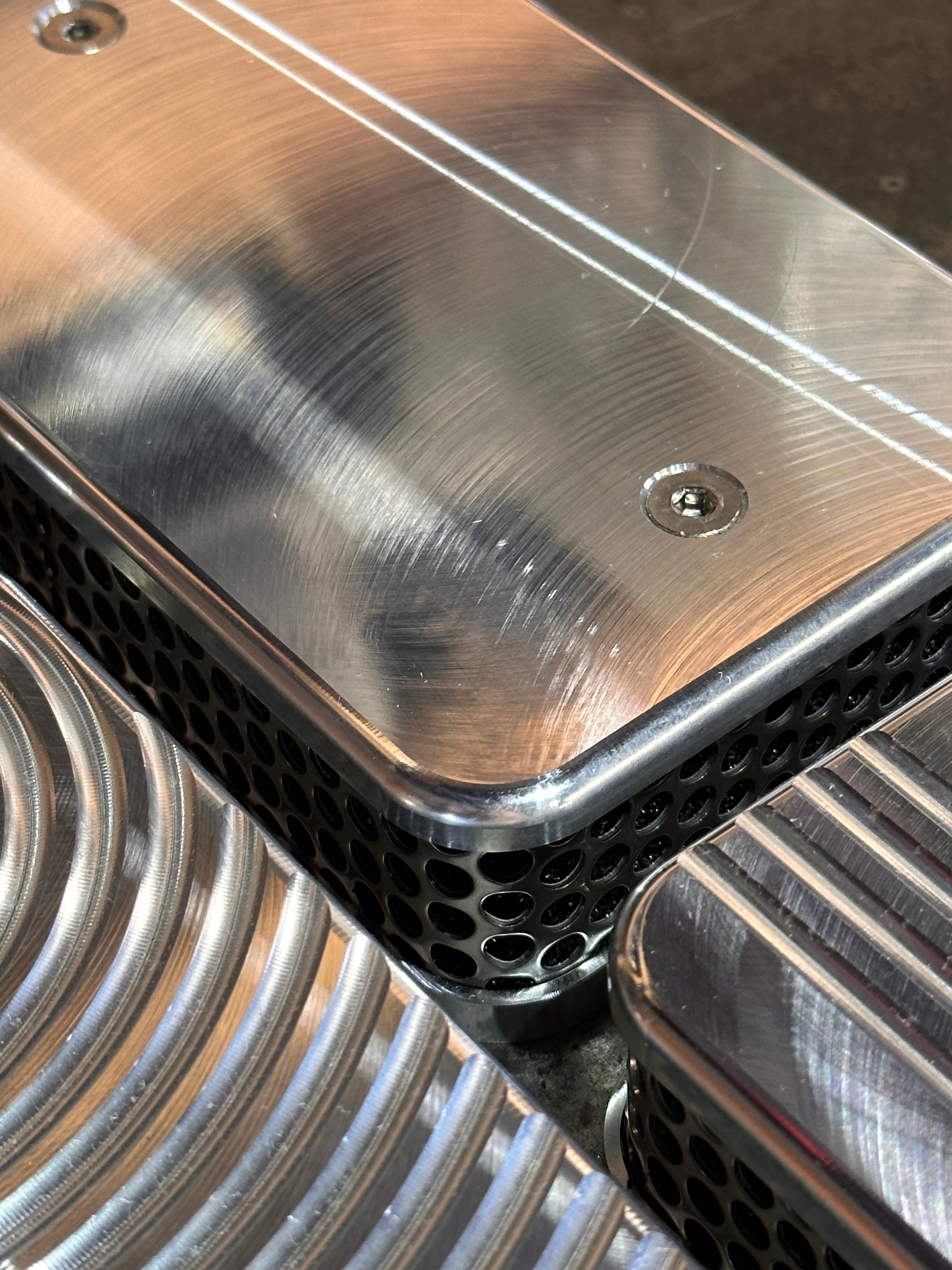 Mini Breadbox Air Cleaner - Raw Machined