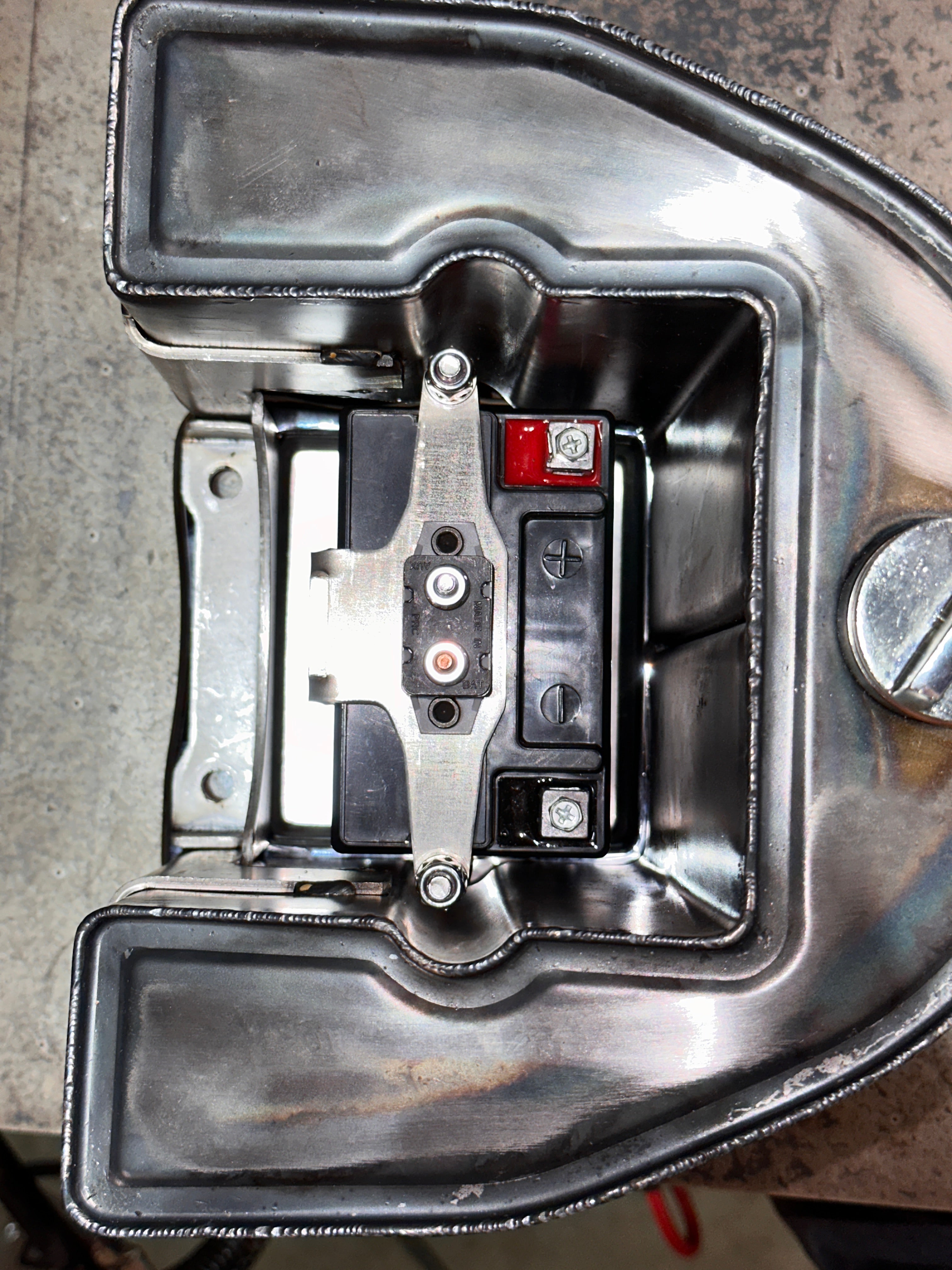 Horseshoe Battery Hold Down