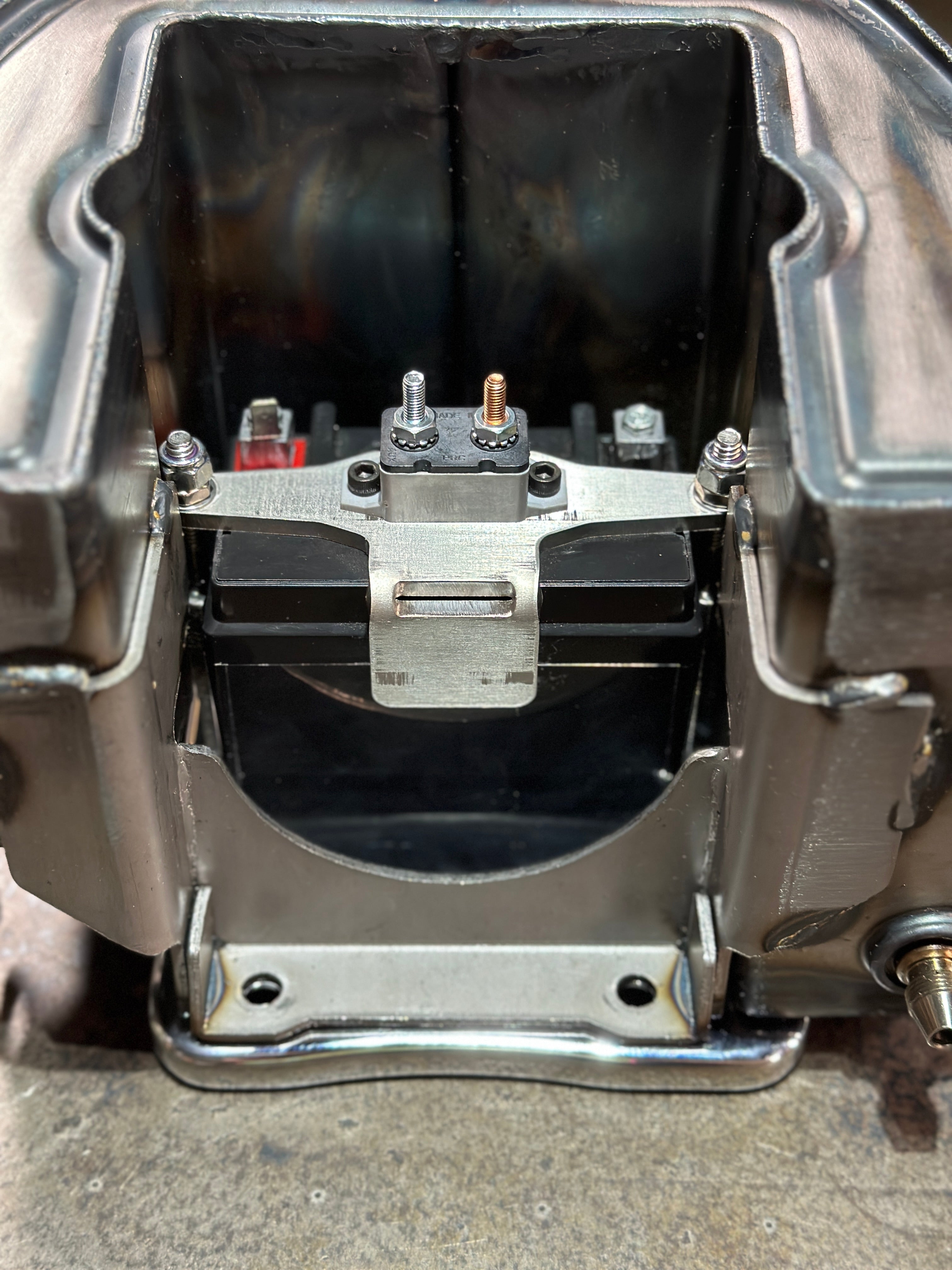 Horseshoe Battery Hold Down