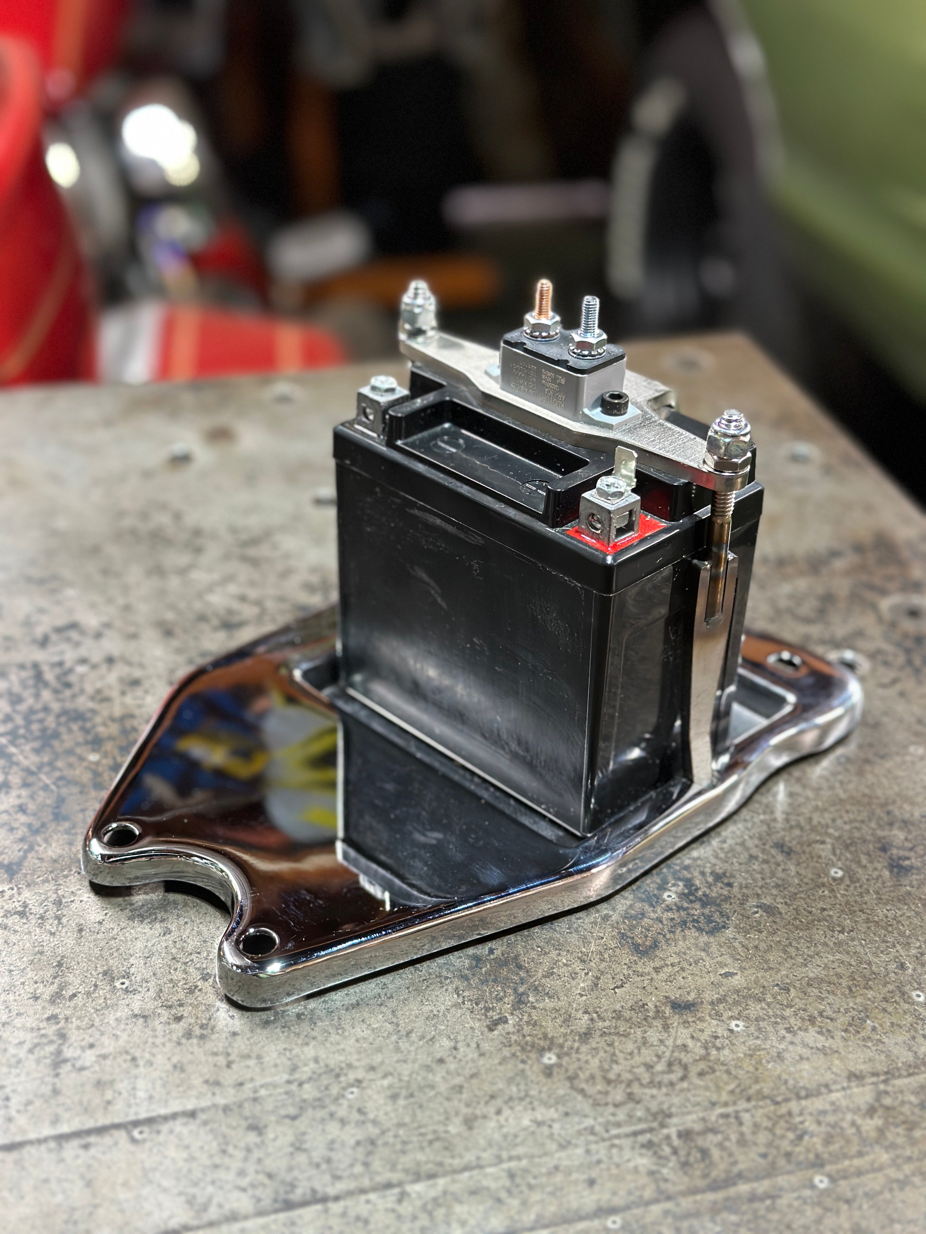 Horseshoe Battery Hold Down