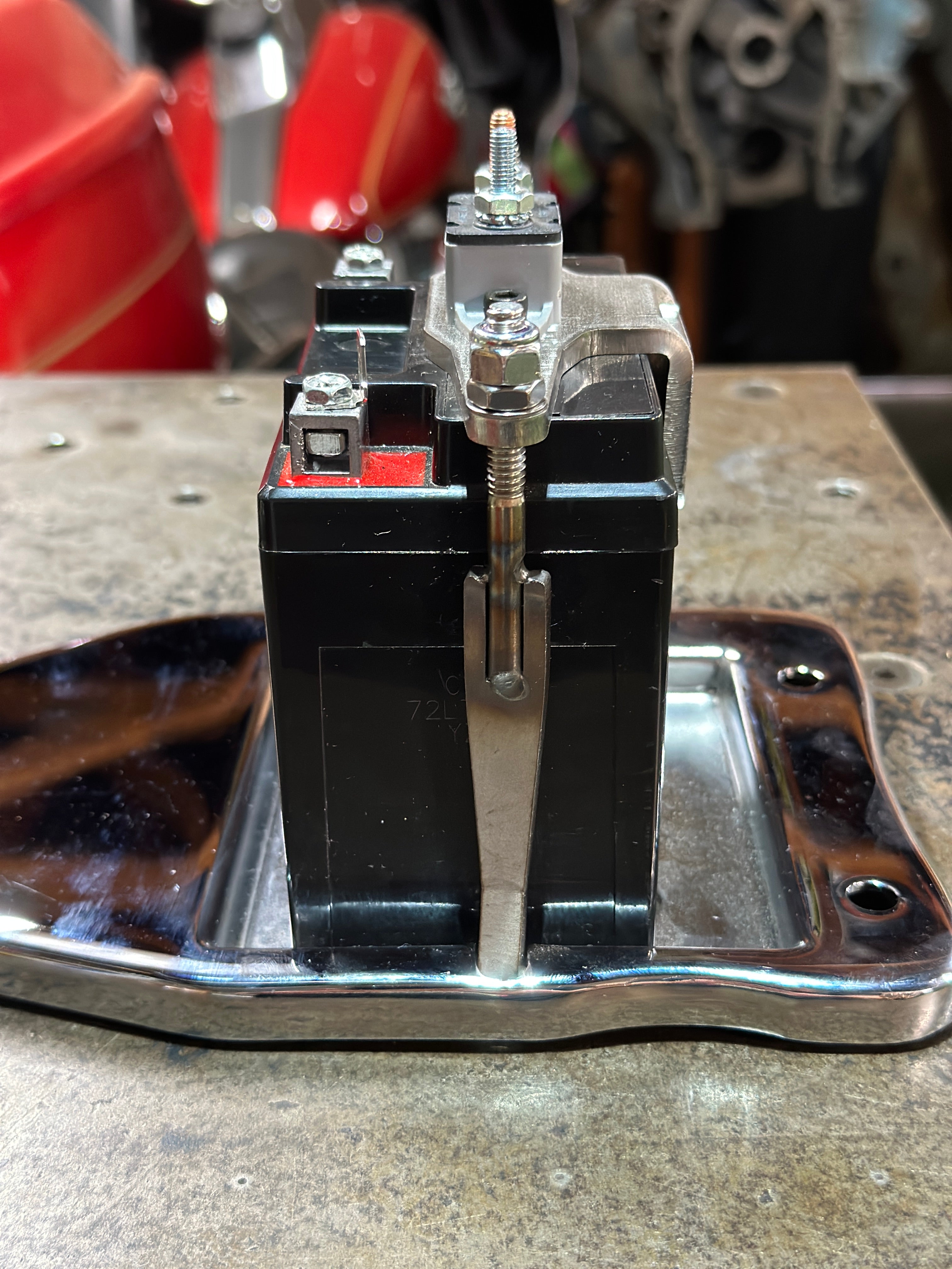 Horseshoe Battery Hold Down