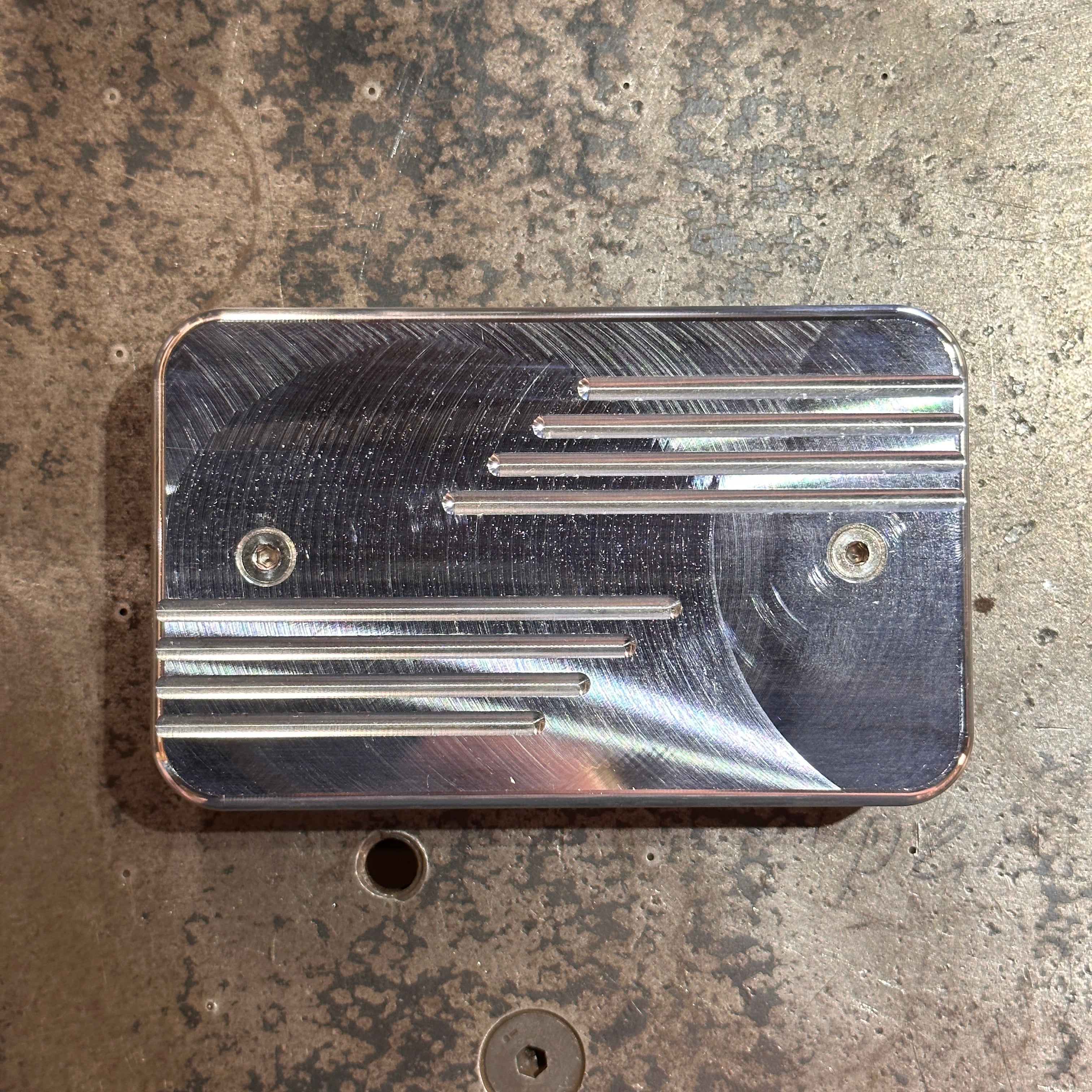 Mini Breadbox Air Cleaner - Raw Machined