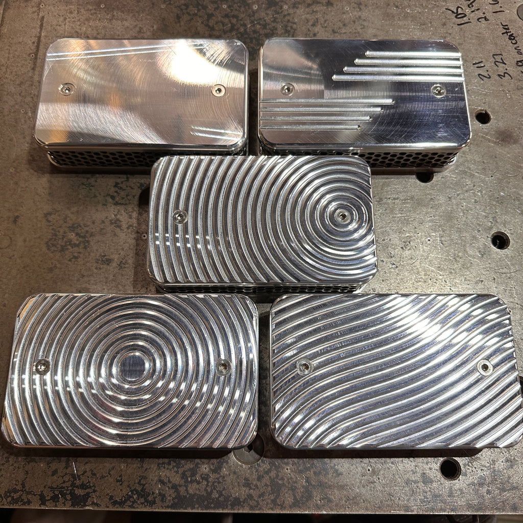 Mini Breadbox Air Cleaner - Raw Machined