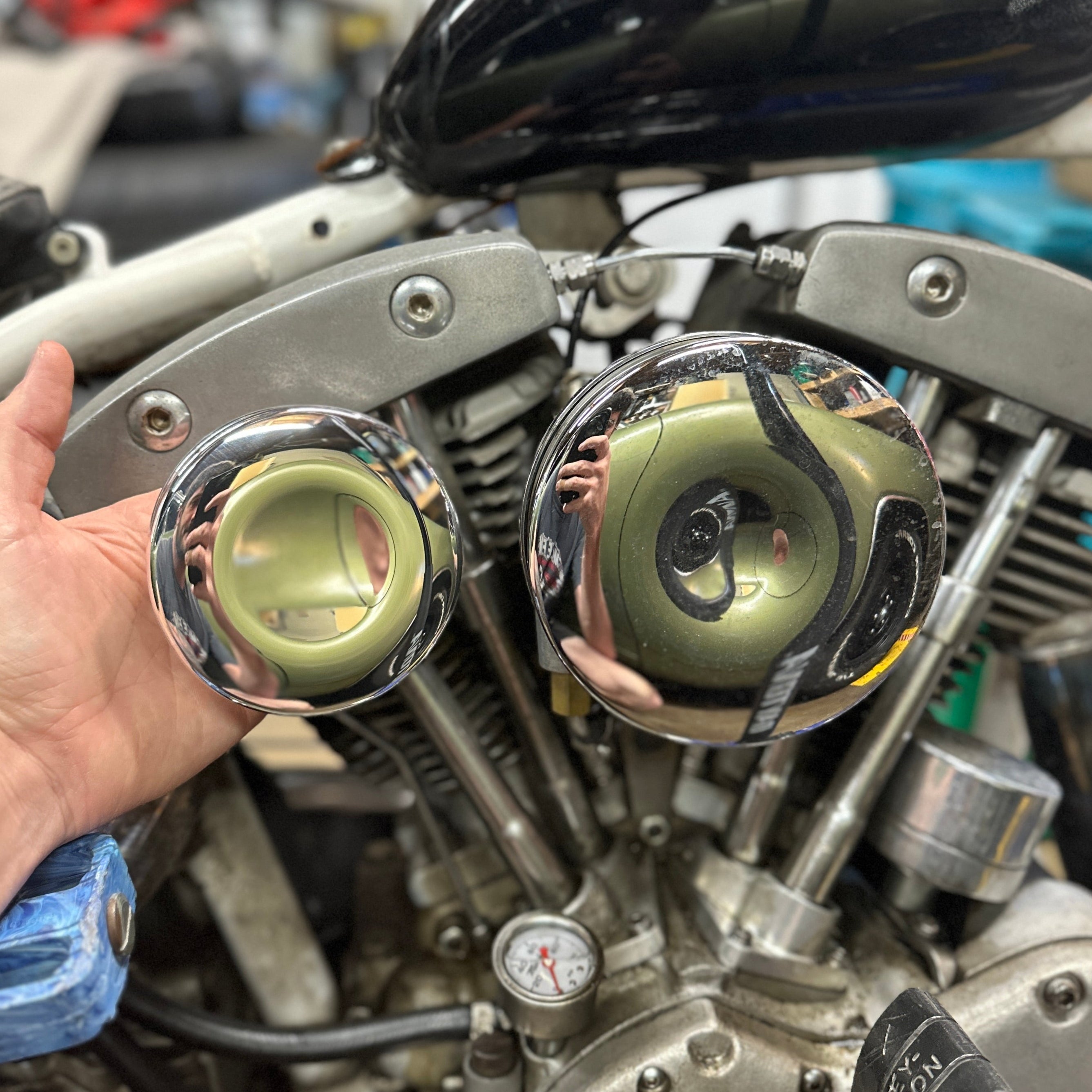 4" Tuna Can Air Cleaner - Dipper