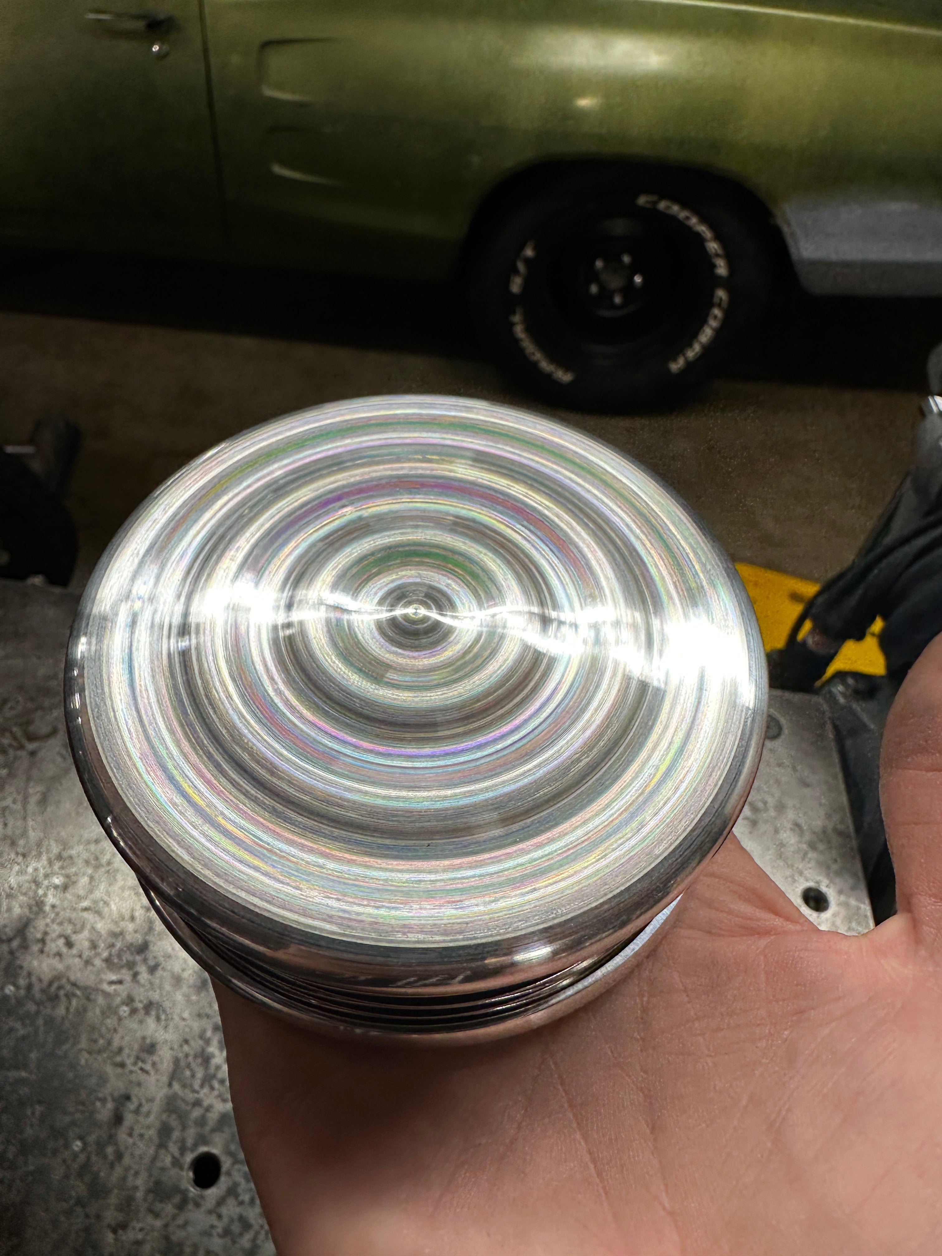 4" Tuna Can Air Cleaner - Bullseye