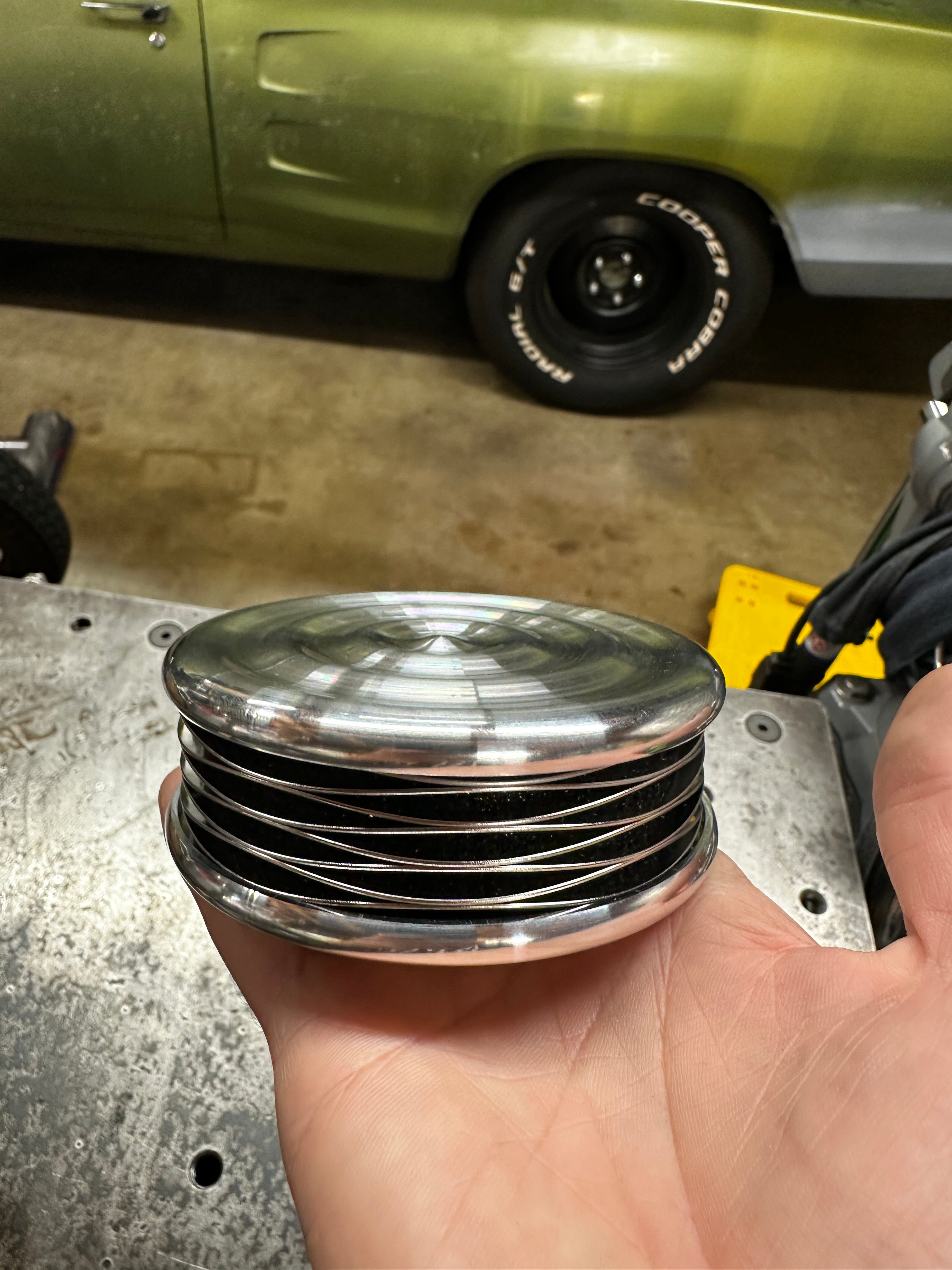 4" Tuna Can Air Cleaner - Bullseye