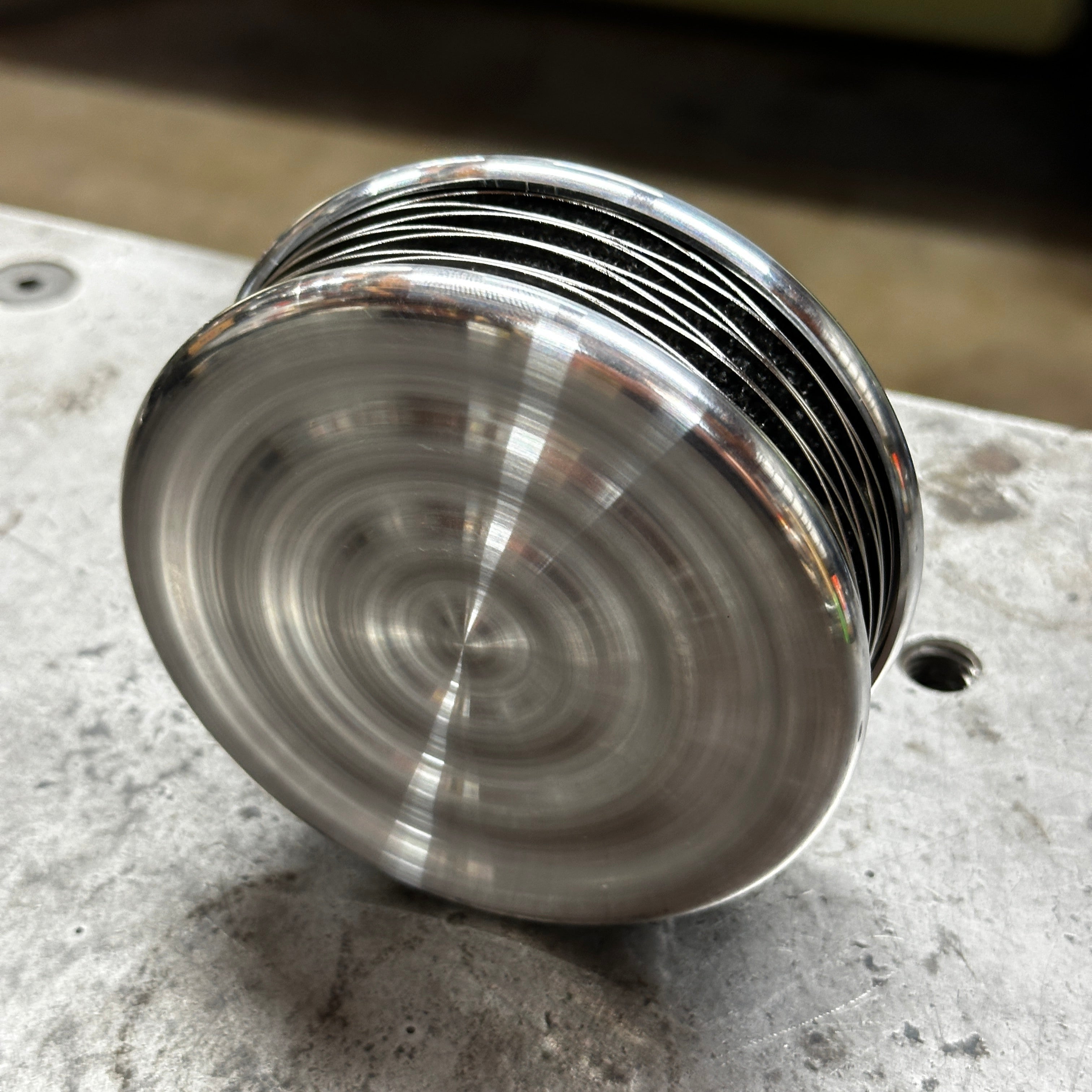 4" Tuna Can Air Cleaner - Bullseye