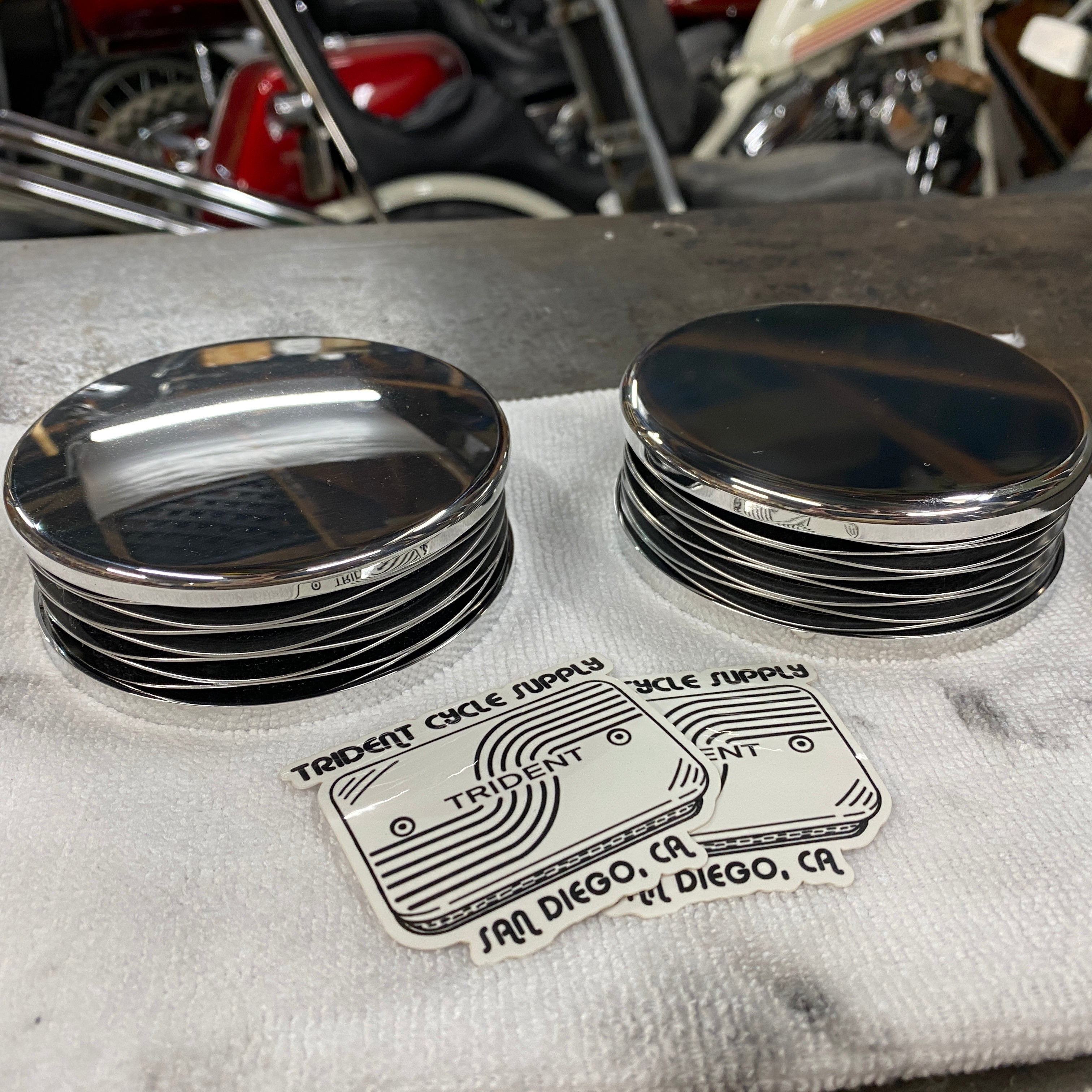 Left: Domed Right: Flat